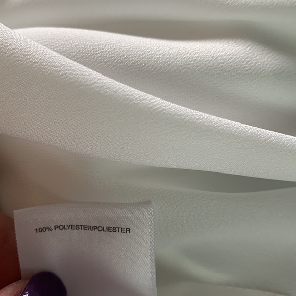 Nipon Boutique ivory satin sleeveless blouse size 3X - Picture 9 of 15